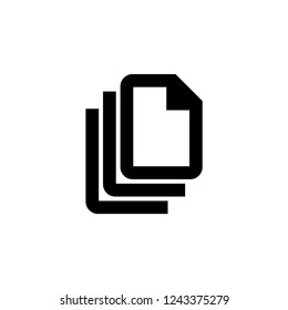 File icon. Print export sign