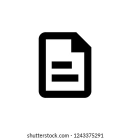 File icon. Print export sign
