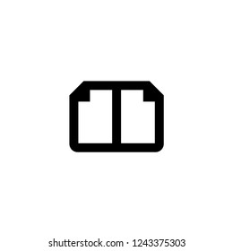 File icon. Print export sign