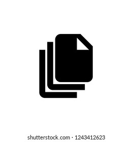 File icon. Print export sign