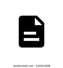 File icon. Print export sign
