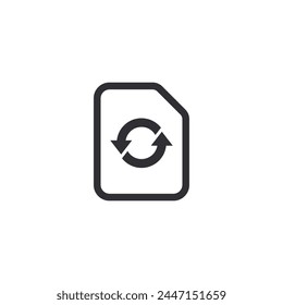 File icon. Profile history. Document history. Document icon. Countdown time. Circle arrow. Reset icon. Update sign. Updating data. Refresh. Reload. Data exchange. Upload file.  Profile icon. Download