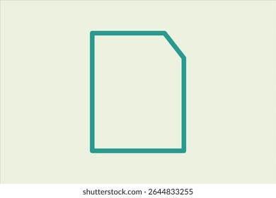 File icon. icon related to UI elements. suitable for web site, app, user interfaces,element, printable etc. line icon style. simple vector design editable