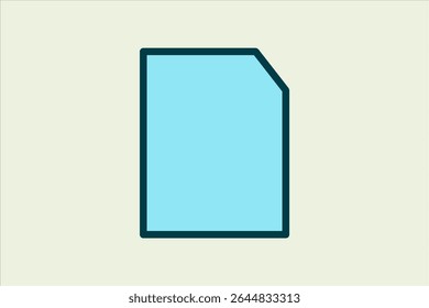 File icon. icon related to UI elements. suitable for web site, app, user interfaces,element, printable etc. flat line icon style. simple vector design editable