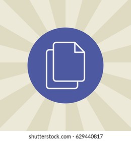 file icon. sign design. background
