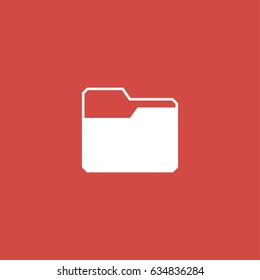 file icon. sign design. red background