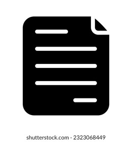 Dateisymbol. Unterschrift für mobiles Konzept und Webdesign. Vektorgrafik