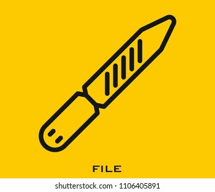 File icon signs