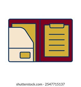 File icon simple design, document minimalistic