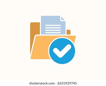 File icon in simple flat vector design. Ideal for representing documents, files, and folders in web, app, and digital interface projects.