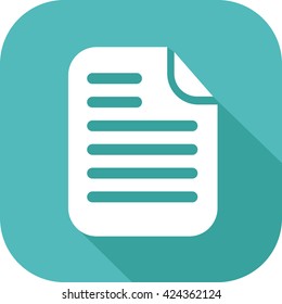 File icon in simple and pure style file or folder