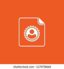 File icon, stock vector illustration, EPS10.