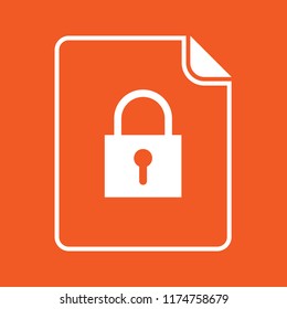 File icon, stock vector illustration, EPS10.