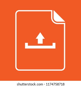 File icon, stock vector illustration, EPS10.