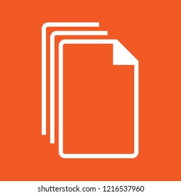 File icon, stock vector illustration, EPS10.