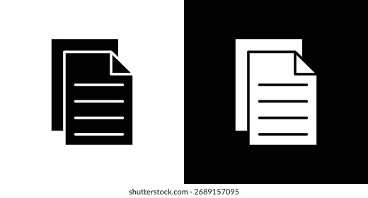 File icon symbol. simple flat symbol on blank background.