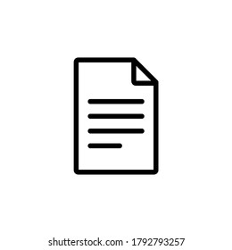 File icon symbol vector illustration
