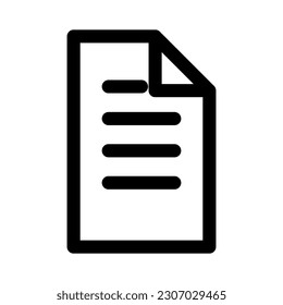 File icon symbol vector on white background