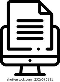 icono de archivo. Diseño De Estilo Lineal Delgado Aislado Sobre Fondo Blanco