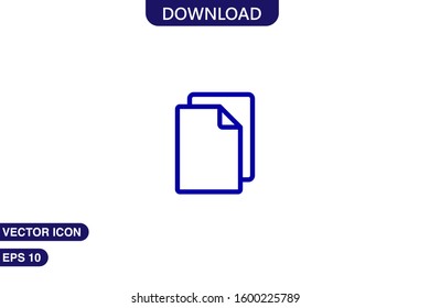  File icon in trendy flat style isolated on white background vector illustration
