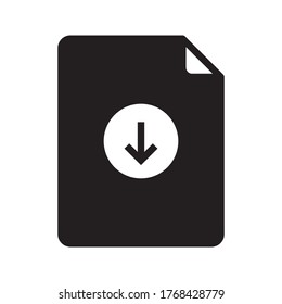 file icon in trendy flat style, file icon, document vector icon on background

A