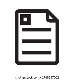 file icon in trendy flat style, file icon, document vector icon on background

A