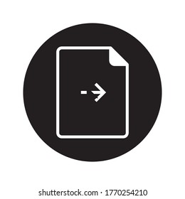 file icon in trendy flat style, file icon, document vector icon on background

A