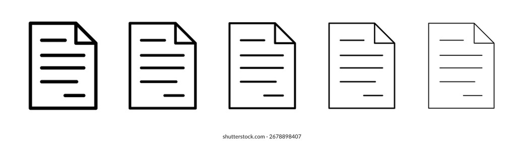 File icon vector collection. EPS 10