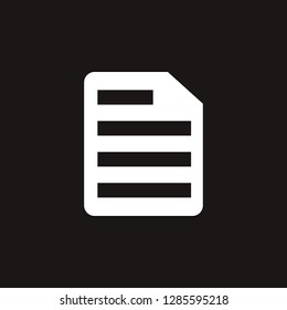 file icon. file vector design. sign design