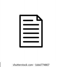 File icon vector. Document icon illustration