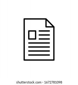 File icon vector. Document icon vector illustration