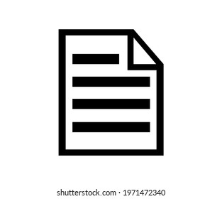 File icon vector. Document icon illustration