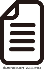 File icon vector. Document icon illustration