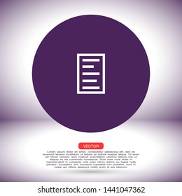 file icon vector eps 10 , Lorem ipsum flat design