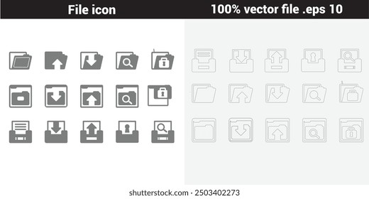 File icon vector .eps file