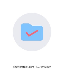 File Icon Vector Illustration in Flat Style for Any Purpose