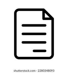 File icon. Vector isolated illustration