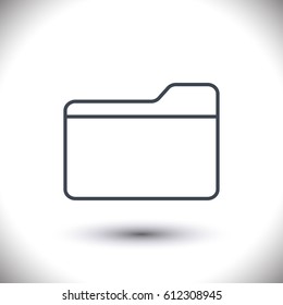 File icon vector line