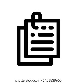 file icon. vector line icon for your website, mobile, presentation, and logo design.