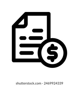 file icon. vector line icon for your website, mobile, presentation, and logo design.