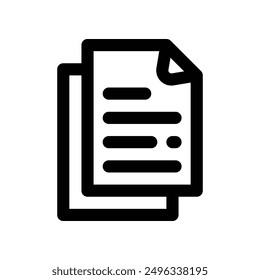 file icon. vector line icon for your website, mobile, presentation, and logo design.