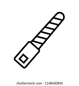 File icon vector icon. Simple element illustration. File symbol design. Can be used for web and mobile.
