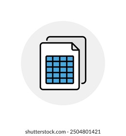 File icon vector stock illustration