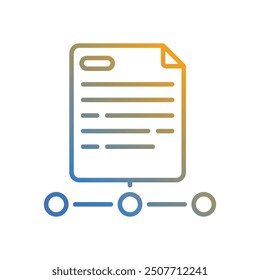 Icono de archivo Vector ilustración de stock
