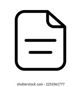 File Icon Vector Symbol Design Illustration