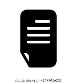 File Icon Vector Symbol Design Illustration