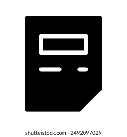 File Icon Vector Symbol Design Illustration