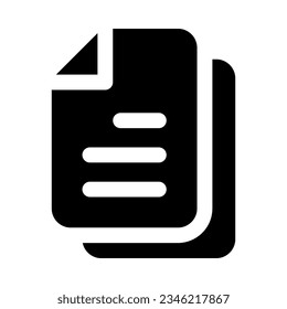 icono de archivo para su sitio web, móvil, presentación y diseño de logotipo.