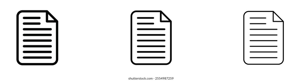 File icons in tree different stroke sizes