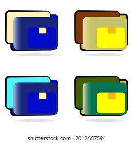 iconos de archivo con varias variaciones elegantes